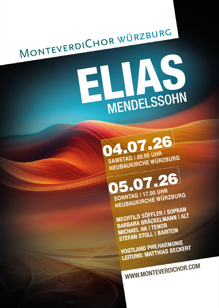 Konzertplakat Mendelssohn - Elias Juli 2026